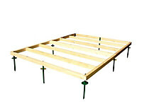8x6 Timber Shed base (L) 219cm x (W) 159cm