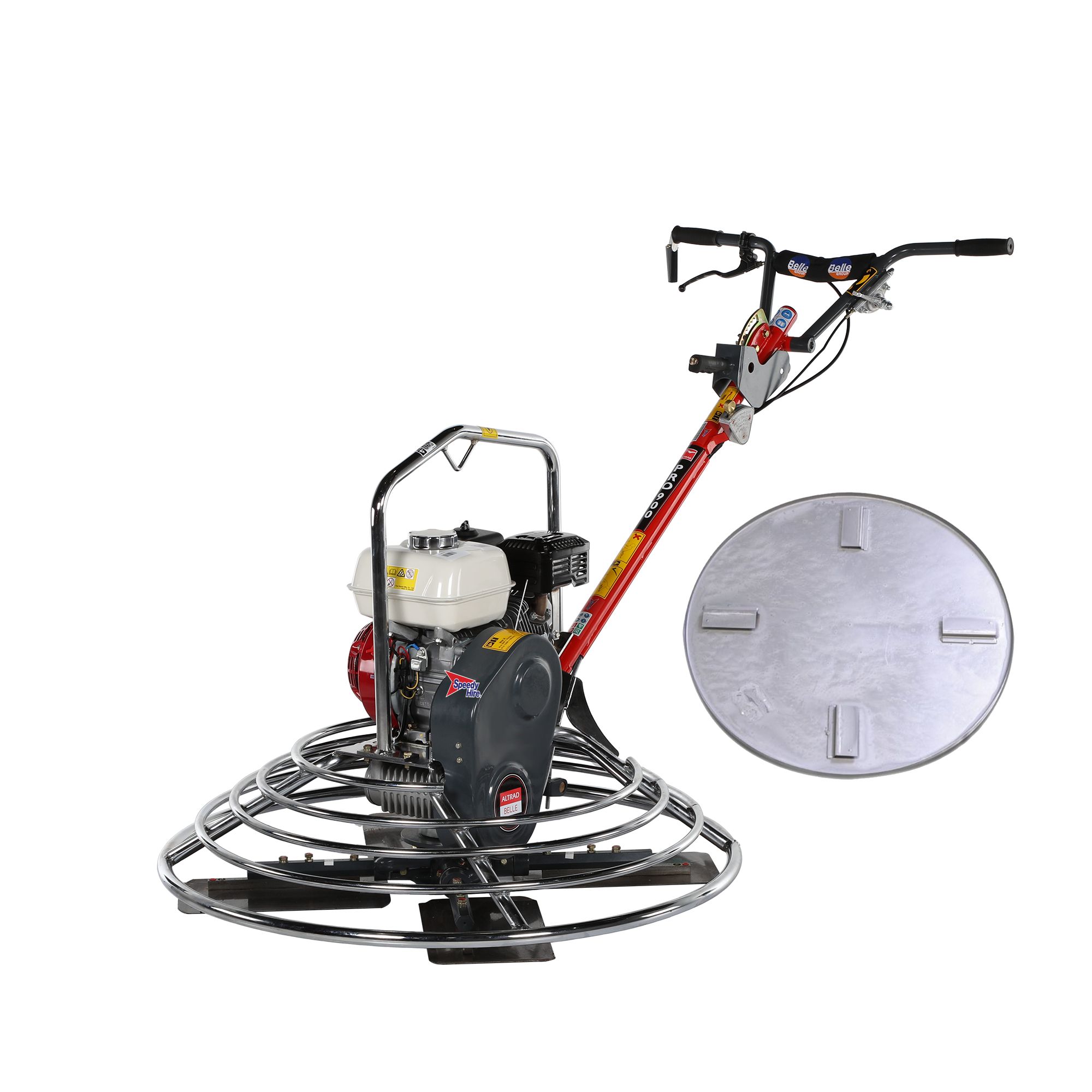 925mm Petrol Power float bundle 79.5kg - Weekend hire