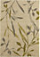 Aaliyah Trailing leaf Beige & green Rug 230cmx160cm