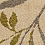 Aaliyah Trailing leaf Beige & green Rug 230cmx160cm