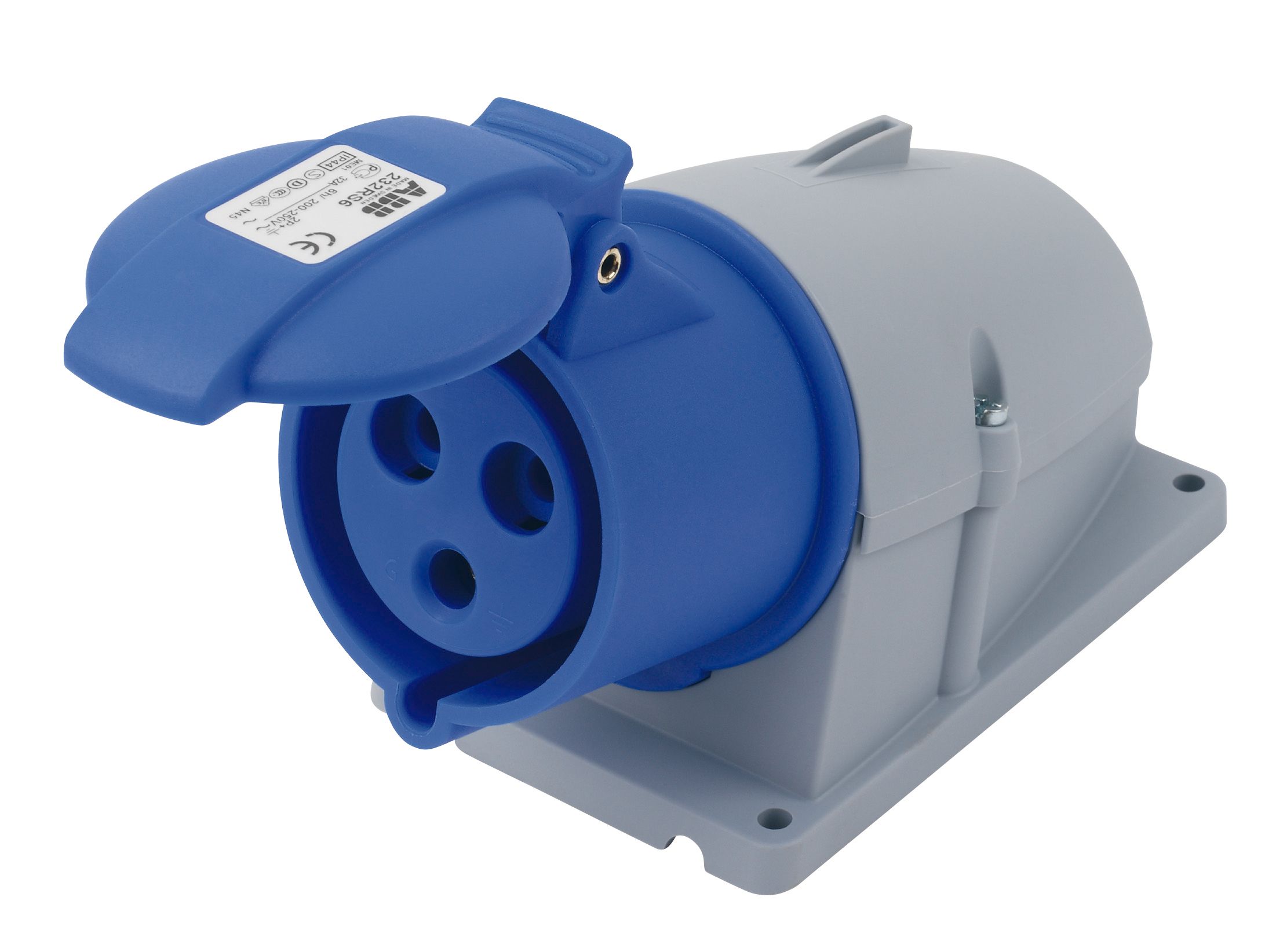 ABB 32A Blue Site surface socket