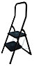 Abru 2 tread Steel Step stool (H)1.16m