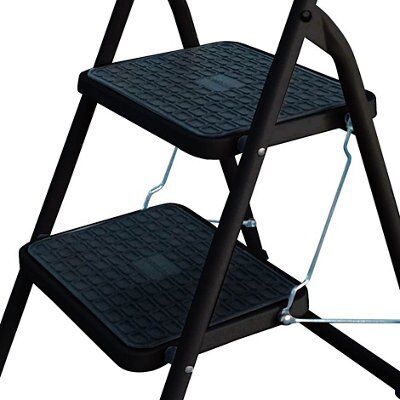 Abru 2 tread Steel Step stool (H)1.16m