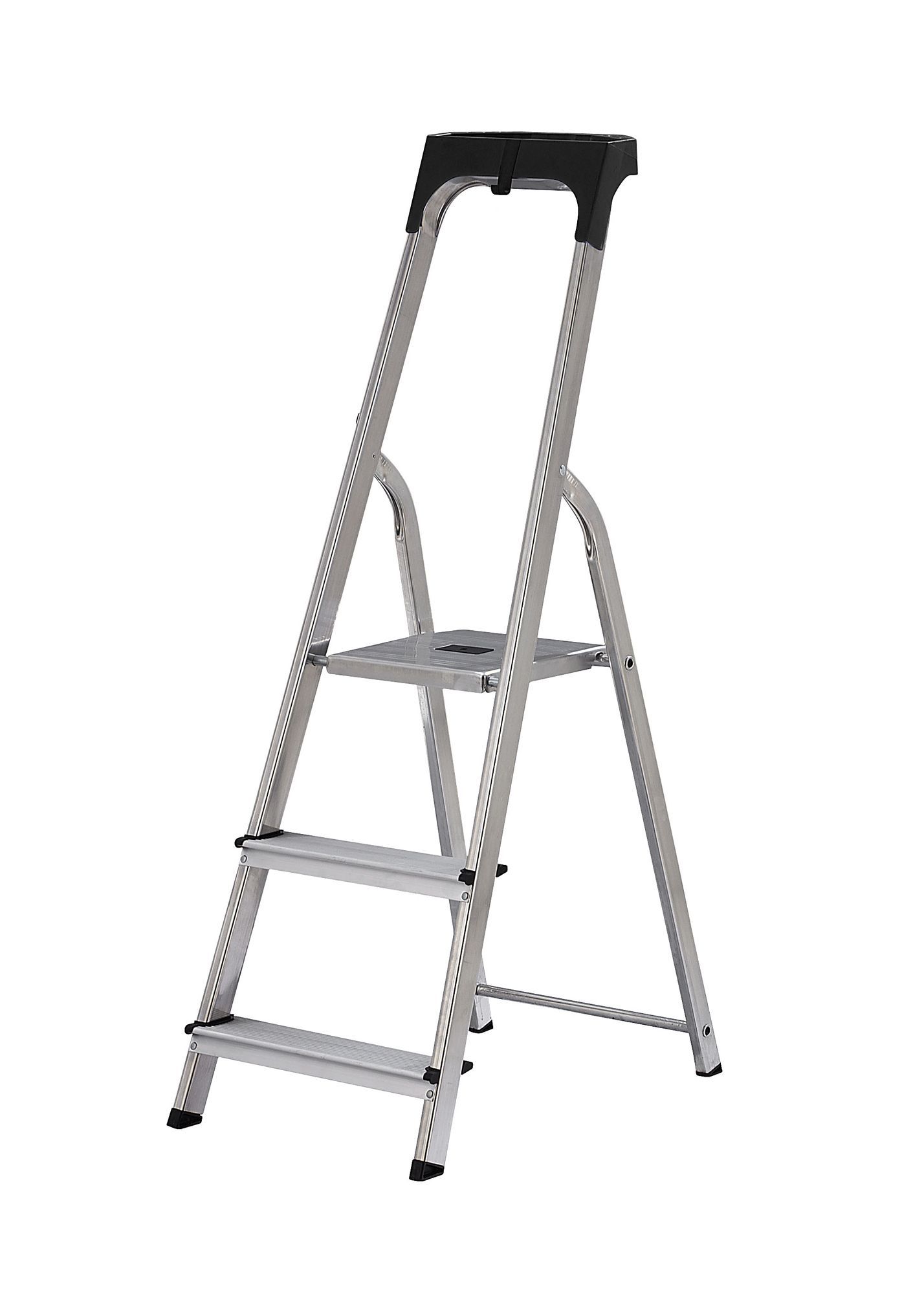 Abru 3 Tread Aluminium Step Ladder, 1.33m | DIY At B&Q