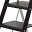 Abru 3 tread Aluminium & wood Step stool (H)1.18m