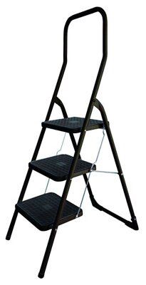 Abru 3 tread Steel Step stool (H)1.41m