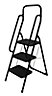 Abru 3 tread Steel Step stool (H)1.41m