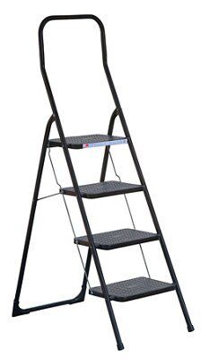 Abru 4 tread Steel Step stool H 1.67m DIY at B Q