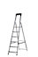 Abru 6 tread Aluminium Step ladder, 2.05m