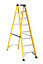 Abru 8 tread Fibreglass Step ladder, 1.88m