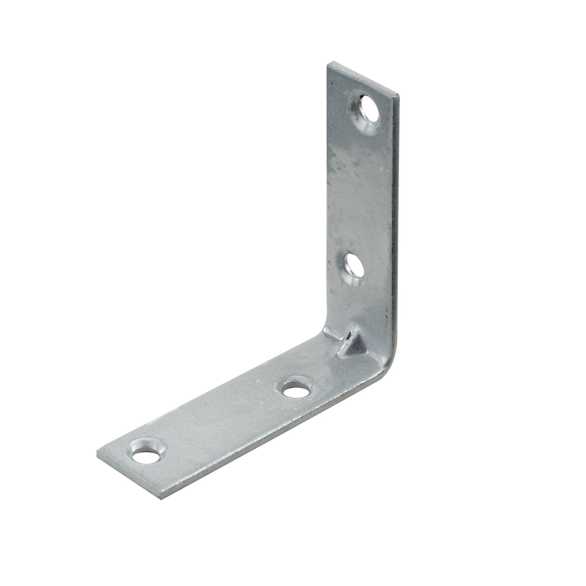 Abru Brass effect Powder-coated Steel Light duty Angle bracket (H)15mm ...