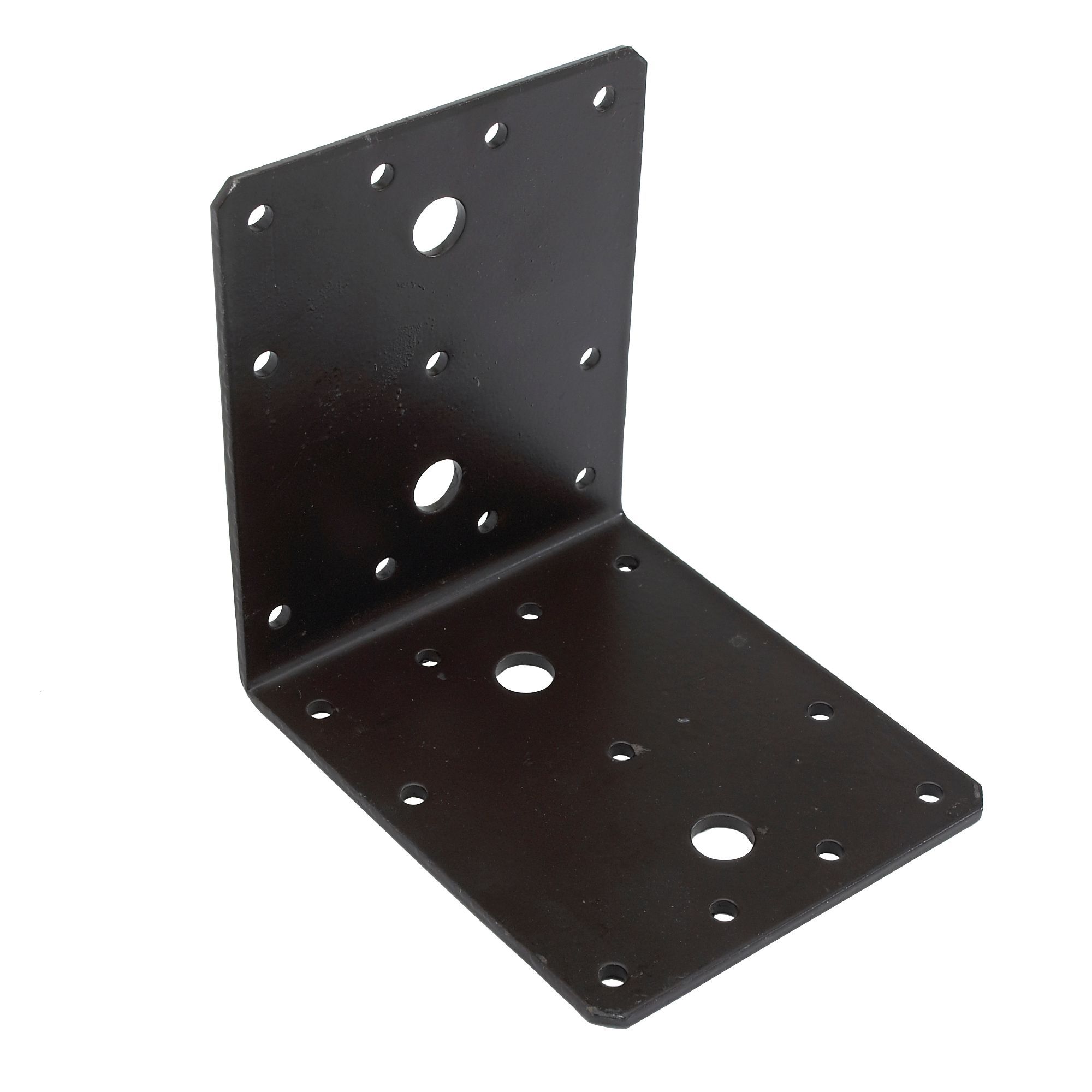 Abru Brown Powder-coated Steel Angle bracket (H)105mm (W)90mm (L)105mm