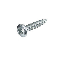 Abru PZ Cylindrical Steel Screw (Dia)4mm (L)20mm, Pack