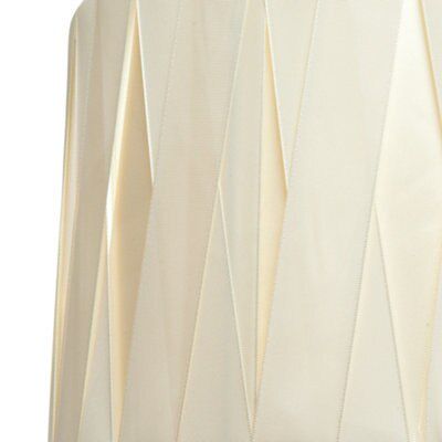 Acasia fabric Matt Charcoal & ivory Halogen Table lamp