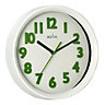 Acctim Halmstad Contemporary Green & white Quartz Clock