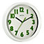 Acctim Halmstad Contemporary Green & white Quartz Clock