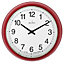 Acctim Lorene Traditional Black, red & white Quartz Clock
