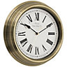 Acctim Redbourn Vintage Gold effect Quartz Clock