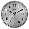 Acctim Ruben Contemporary Chrome effect Quartz Clock