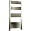 Accuro Korle Champagne Silver Electric Towel warmer (W)500mm x (H)1000mm