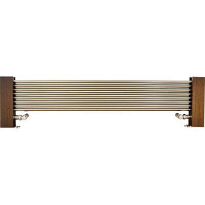 Accuro Korle Excel Dark brown Horizontal Designer Radiator, (W)1200mm x ...