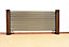 Accuro Korle Excel Dark brown Horizontal Designer Radiator, (W)1200mm x (H)600mm