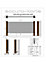 Accuro Korle Excel Dark brown Horizontal Designer Radiator, (W)1200mm x (H)600mm