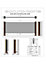 Accuro Korle Excel Dark brown Horizontal Designer Radiator, (W)1400mm x (H)600mm