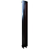 Accuro Korle Korlea Matt black Vertical Designer Radiator, (W)280mm x (H)2000mm