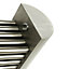 Accuro Korle Millennium Stainless steel Horizontal Designer Radiator, (W)1170mm x (H)500mm