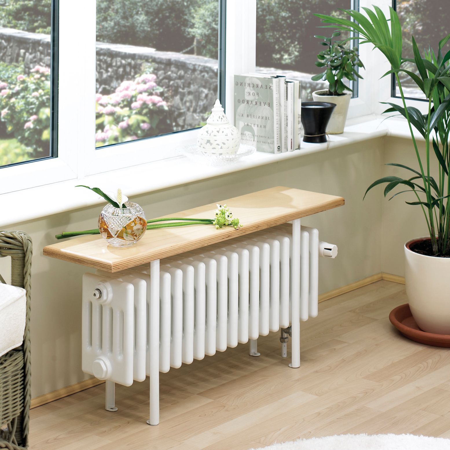 Acova 4 Column Radiator, White (W)1000mm (H)455mm | DIY At B&Q