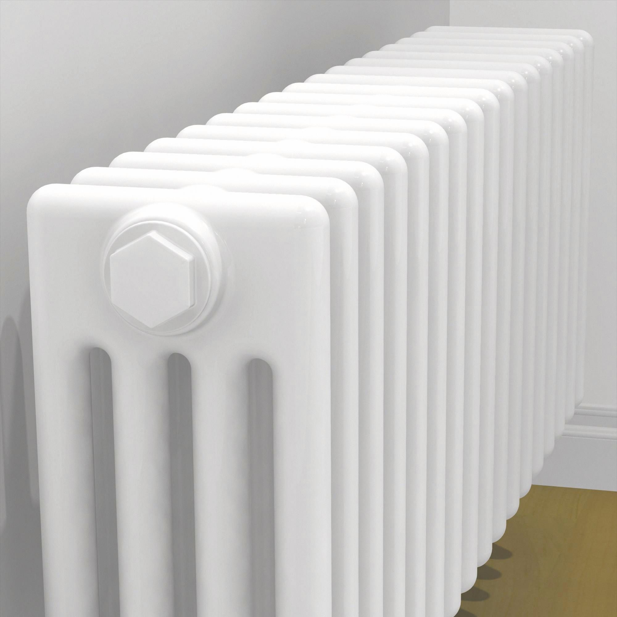 Acova 4 Column Radiator, White (W)1042mm (H)600mm | DIY At B&Q