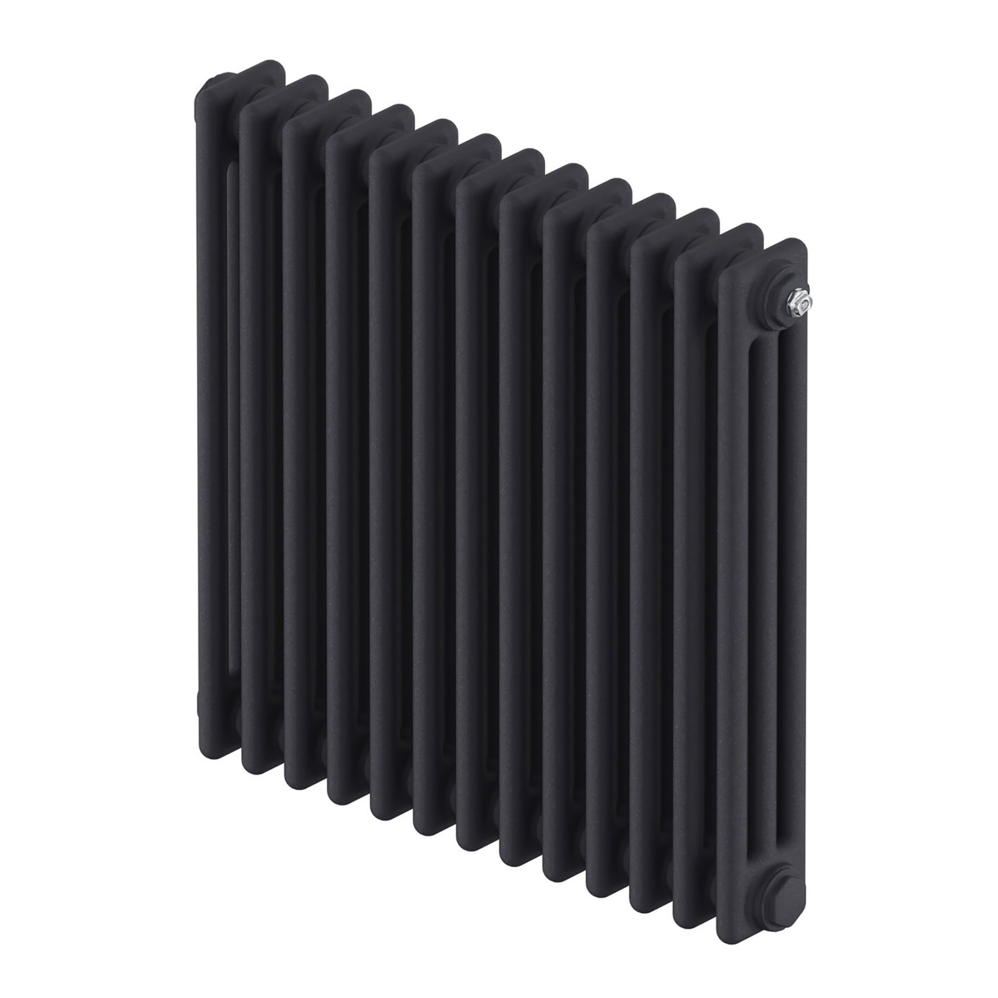 Acova Classic Blue night 3 Column Radiator, (W)628mm x (H)600mm