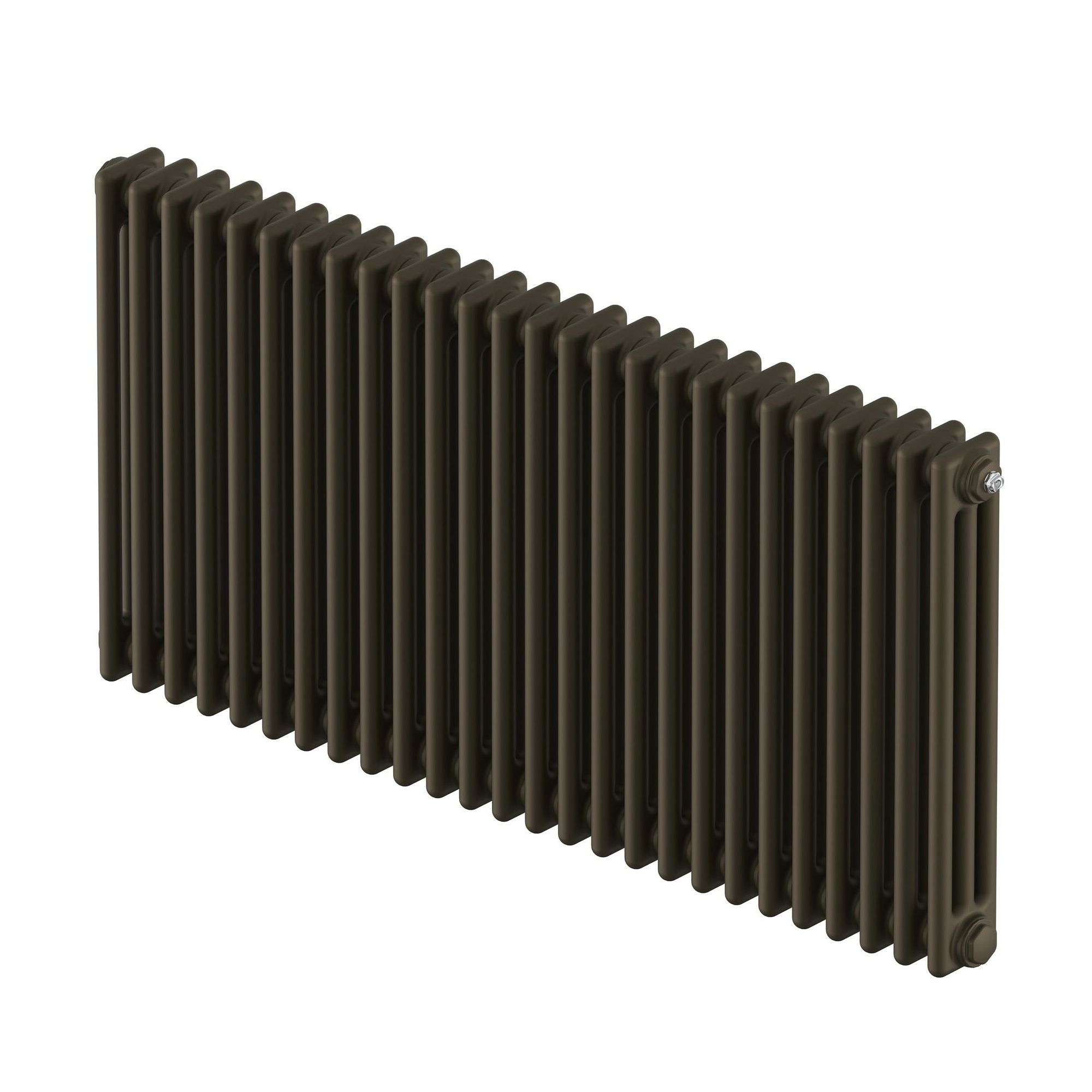 Acova Classic Bronze effect 3 Column Radiator, (W)1226mm x (H)600mm