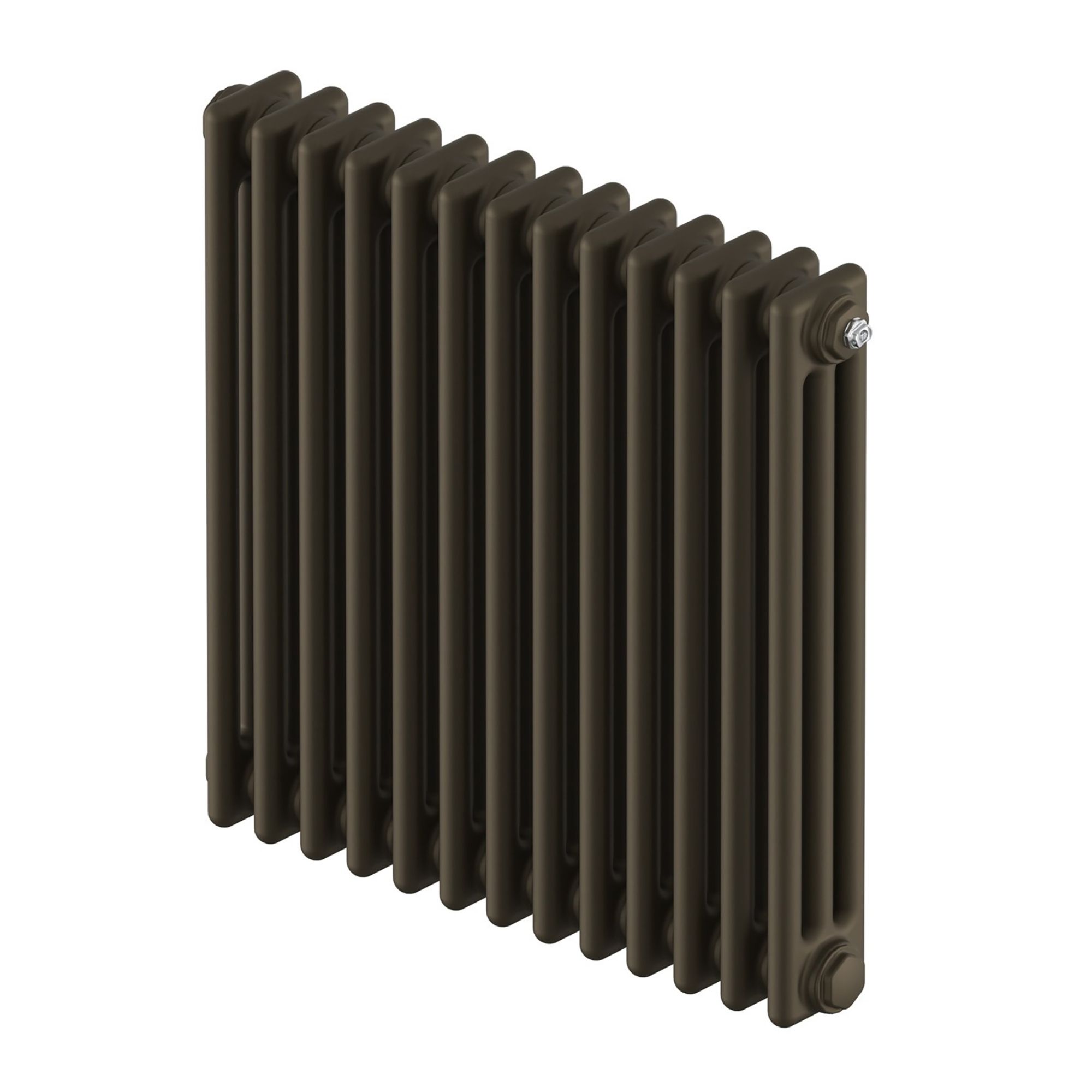 Acova Classic Bronze effect 3 Column Radiator, (W)628mm x (H)600mm