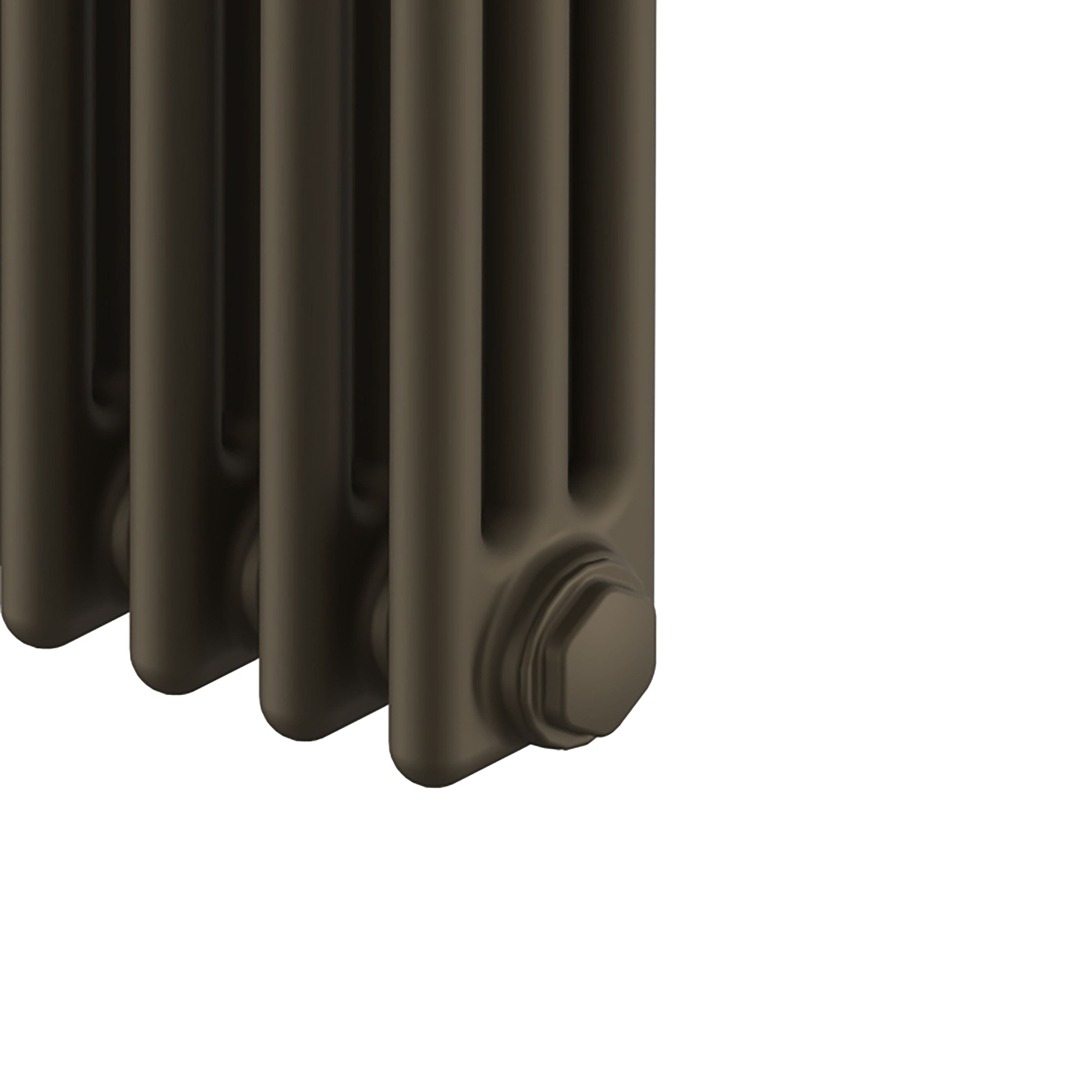 Acova Classic Bronze effect 3 Column Radiator, (W)628mm x (H)600mm