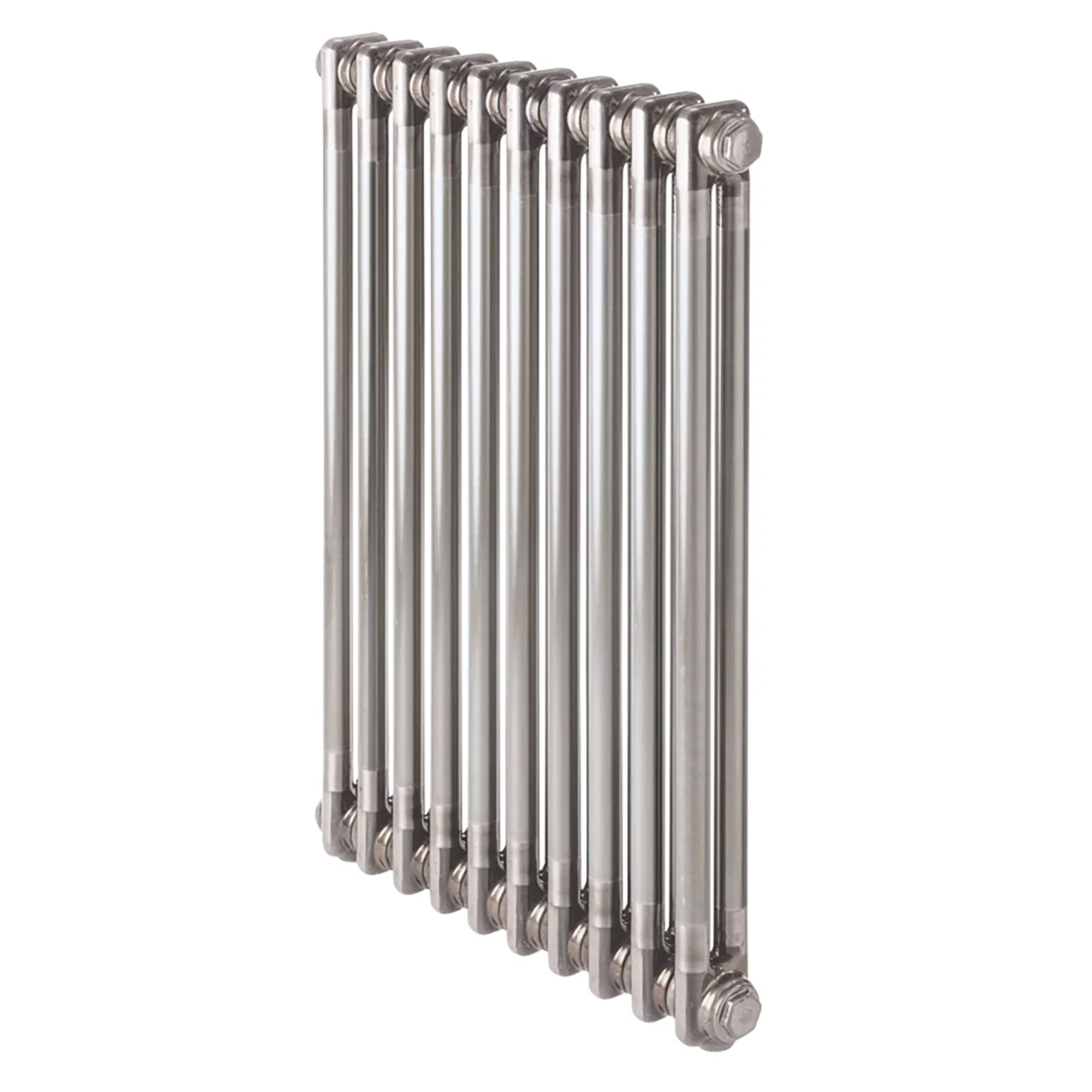 Acova Raw metal 2 Column Radiator, (W)1226mm x (H)600mm