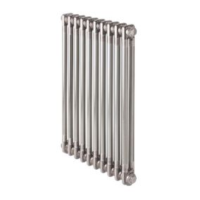 Acova Raw metal 2 Column Radiator, (W)812mm x (H)600mm