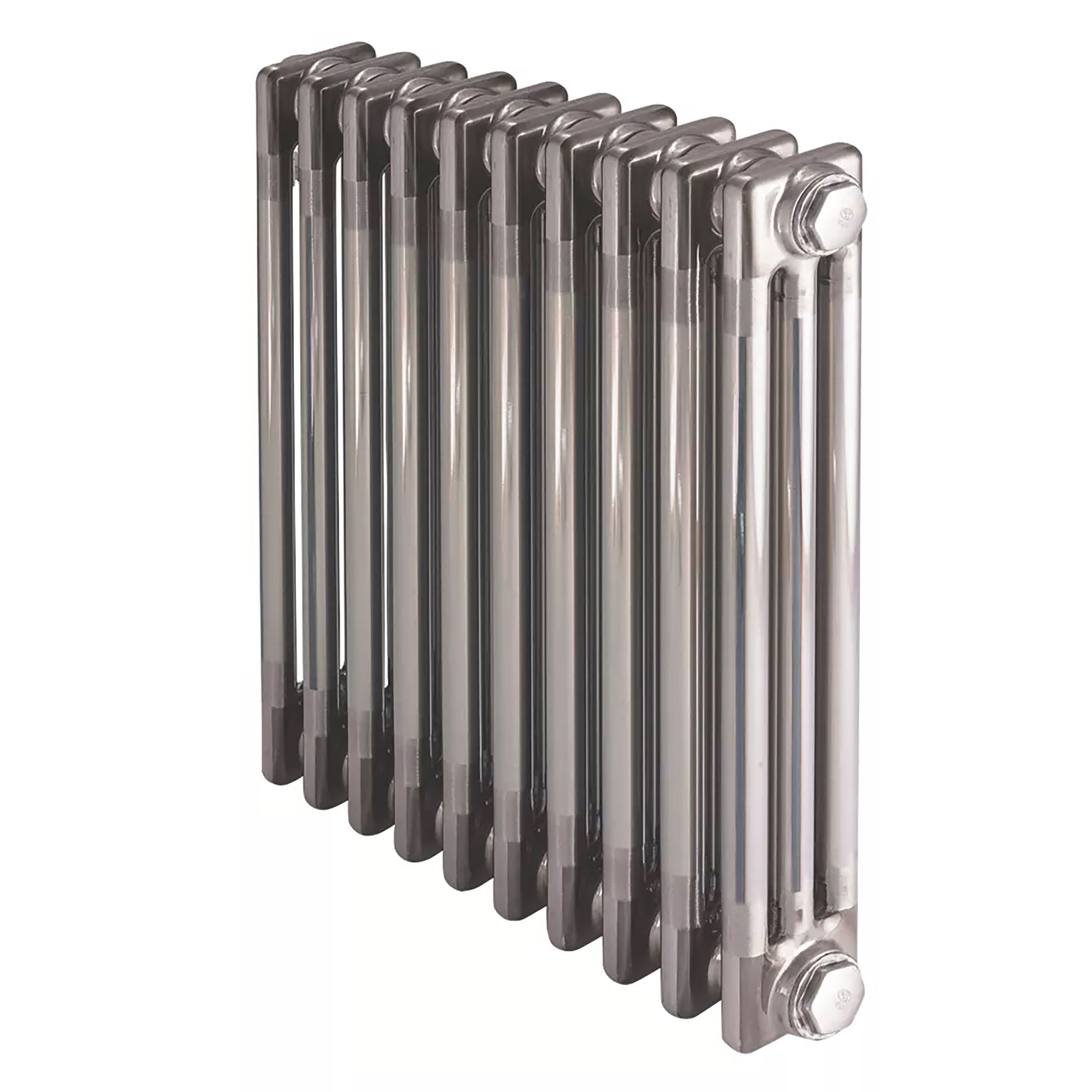 Acova Raw metal 3 Column Radiator, (W)812mm x (H)600mm