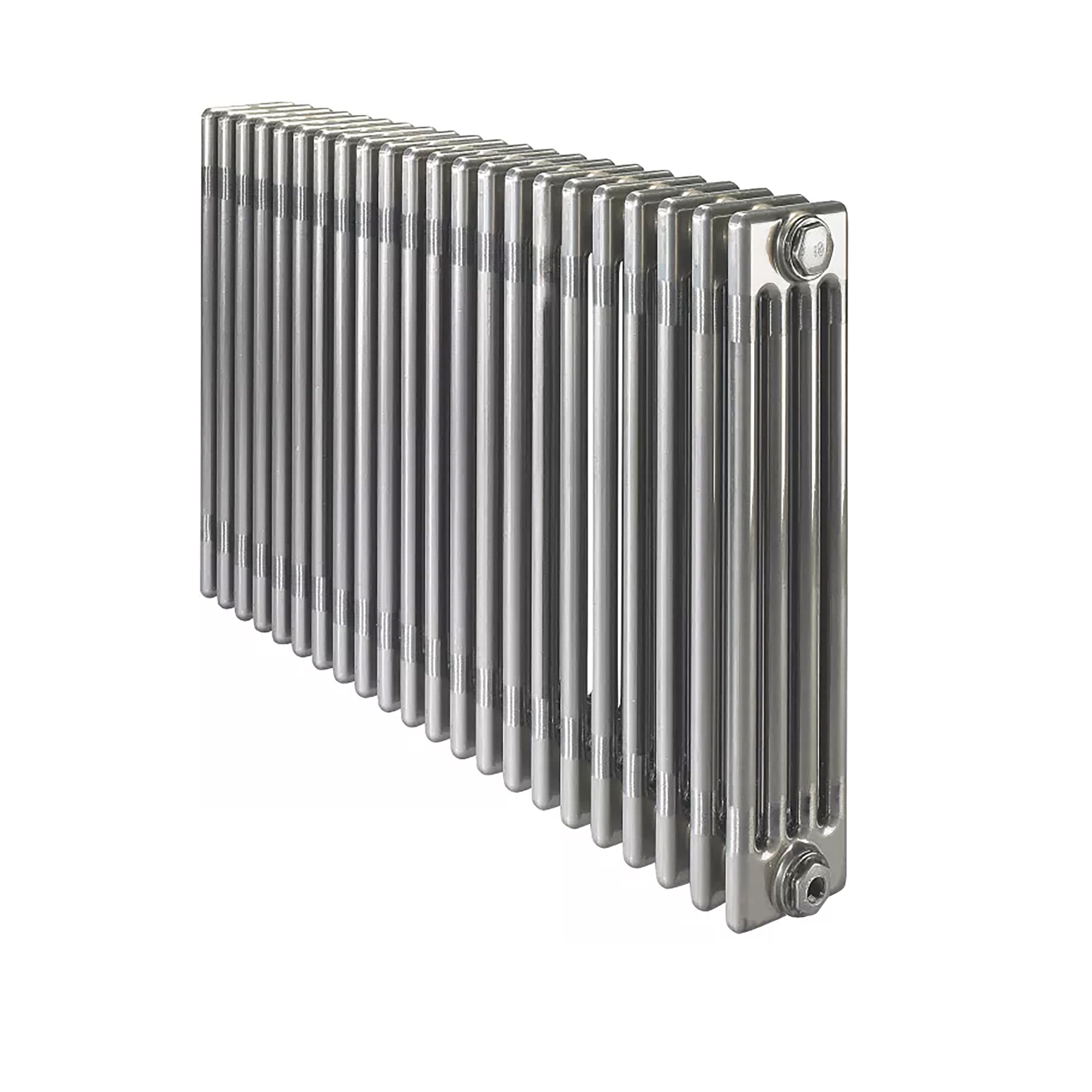 Acova Raw metal 4 Column Radiator, (W)1042mm x (H)600mm