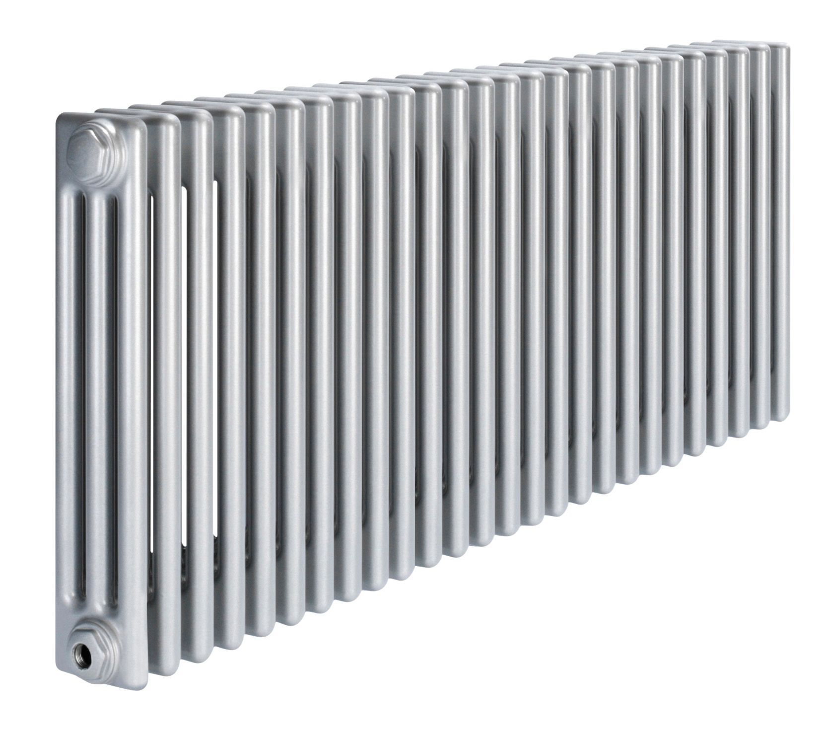 Acova Silver 3 Column Radiator, (W)1226mm x (H)600mm