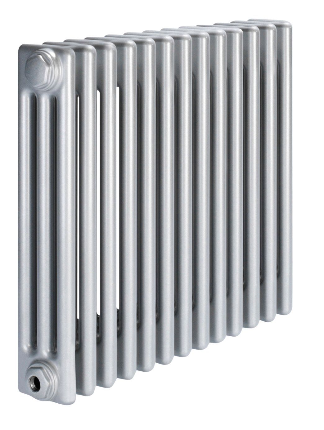 Acova Silver 3 Column Radiator, (W)628mm x (H)600mm