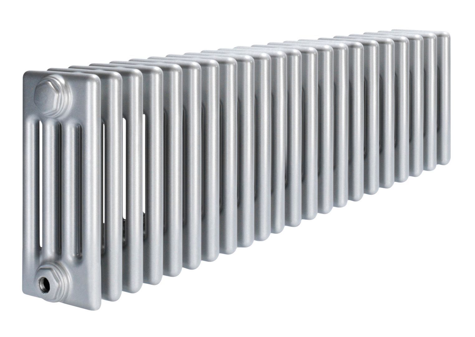 Acova Silver 4 Column Radiator, (W)1042mm x (H)300mm | DIY at Bu0026Q
