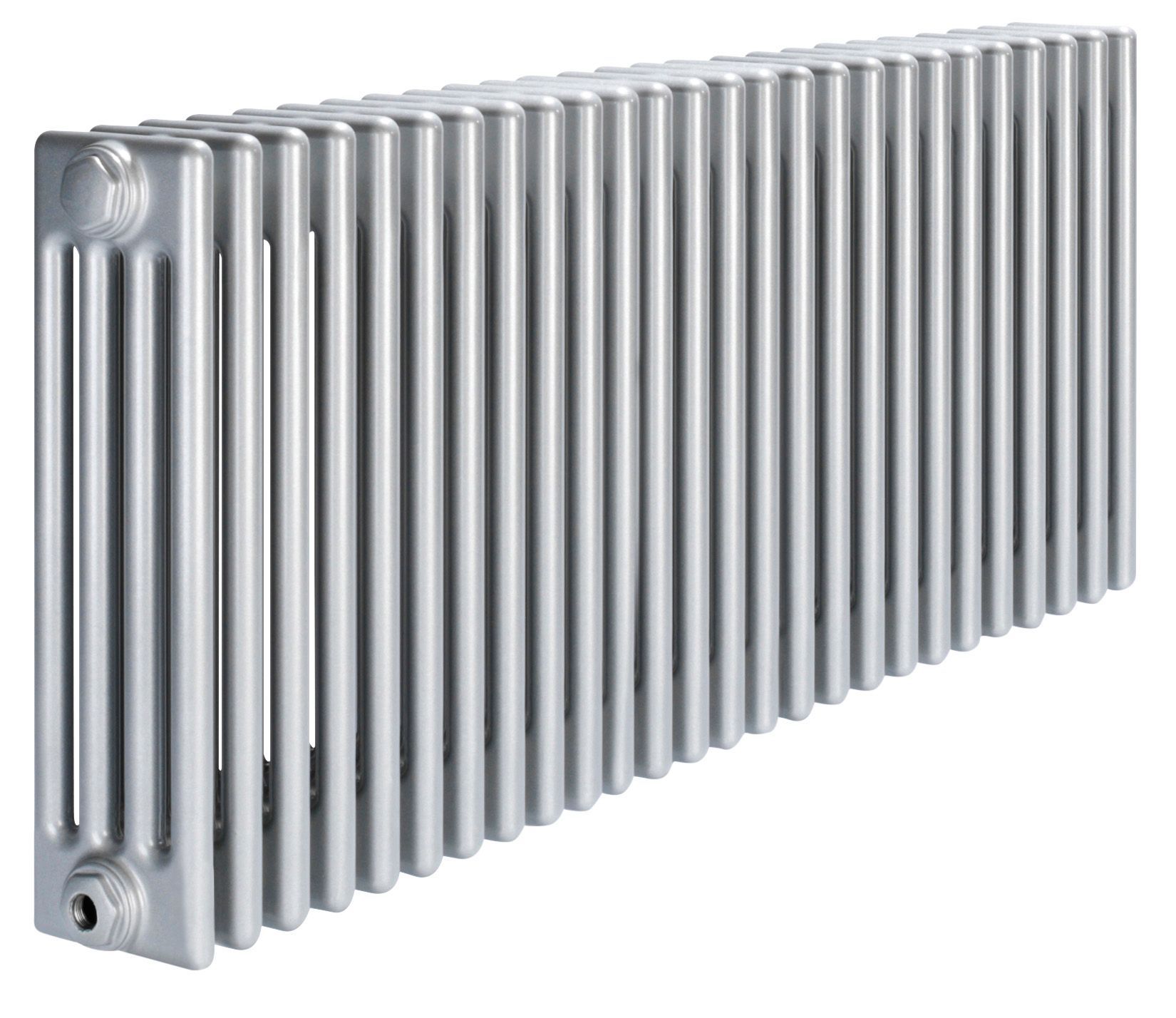 Acova Silver 4 Column Radiator, (W)1226mm x (H)600mm