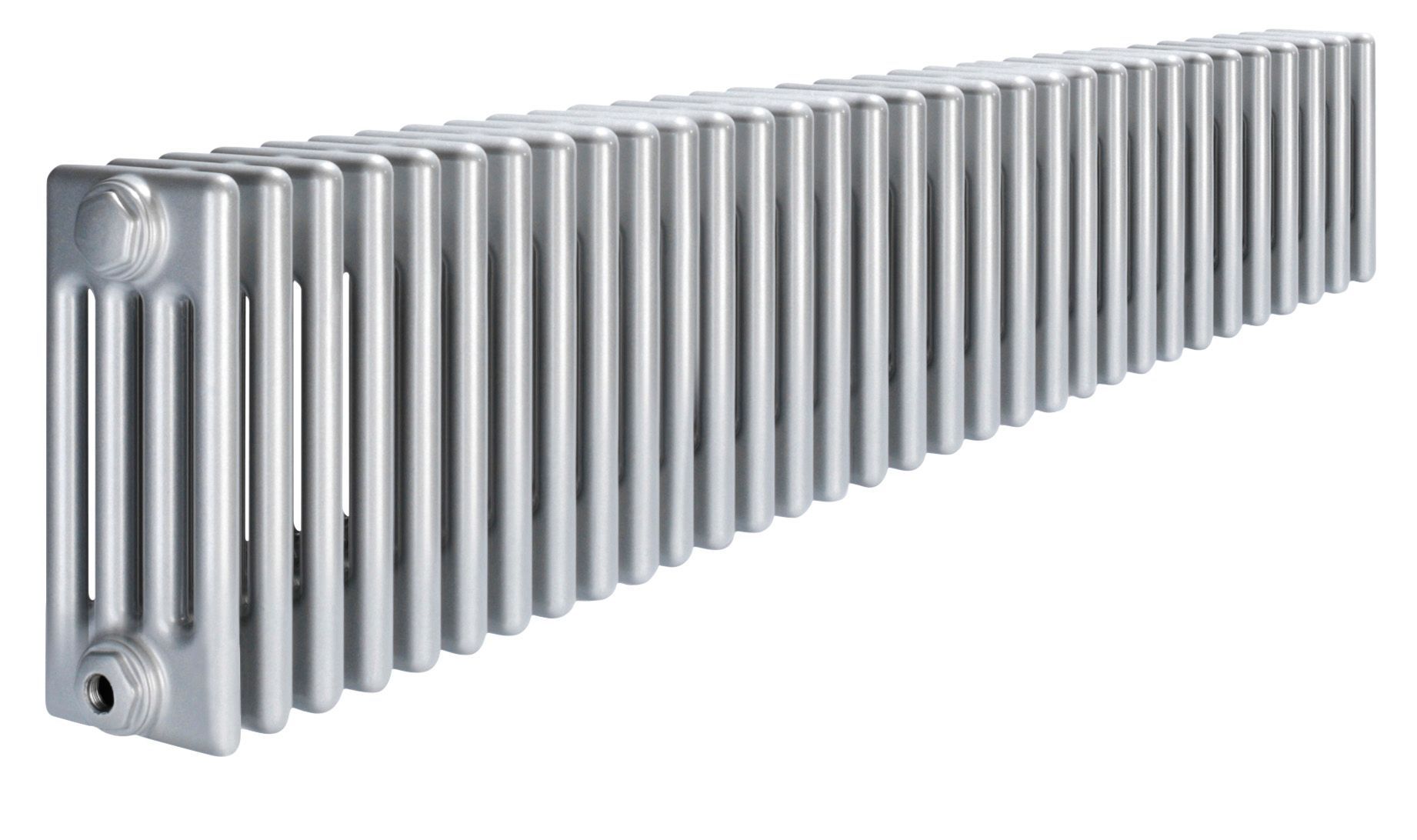 Acova Silver 4 Column Radiator, (W)1502mm x (H)300mm