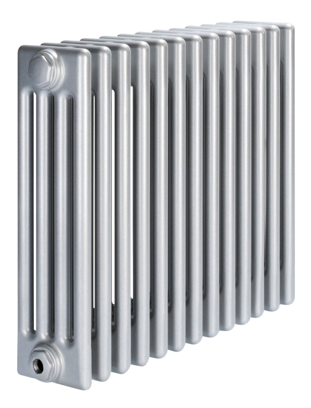 Acova Silver 4 Column Radiator, (W)628mm x (H)600mm