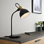 Acrobat Industrial Matt Black Table lamp
