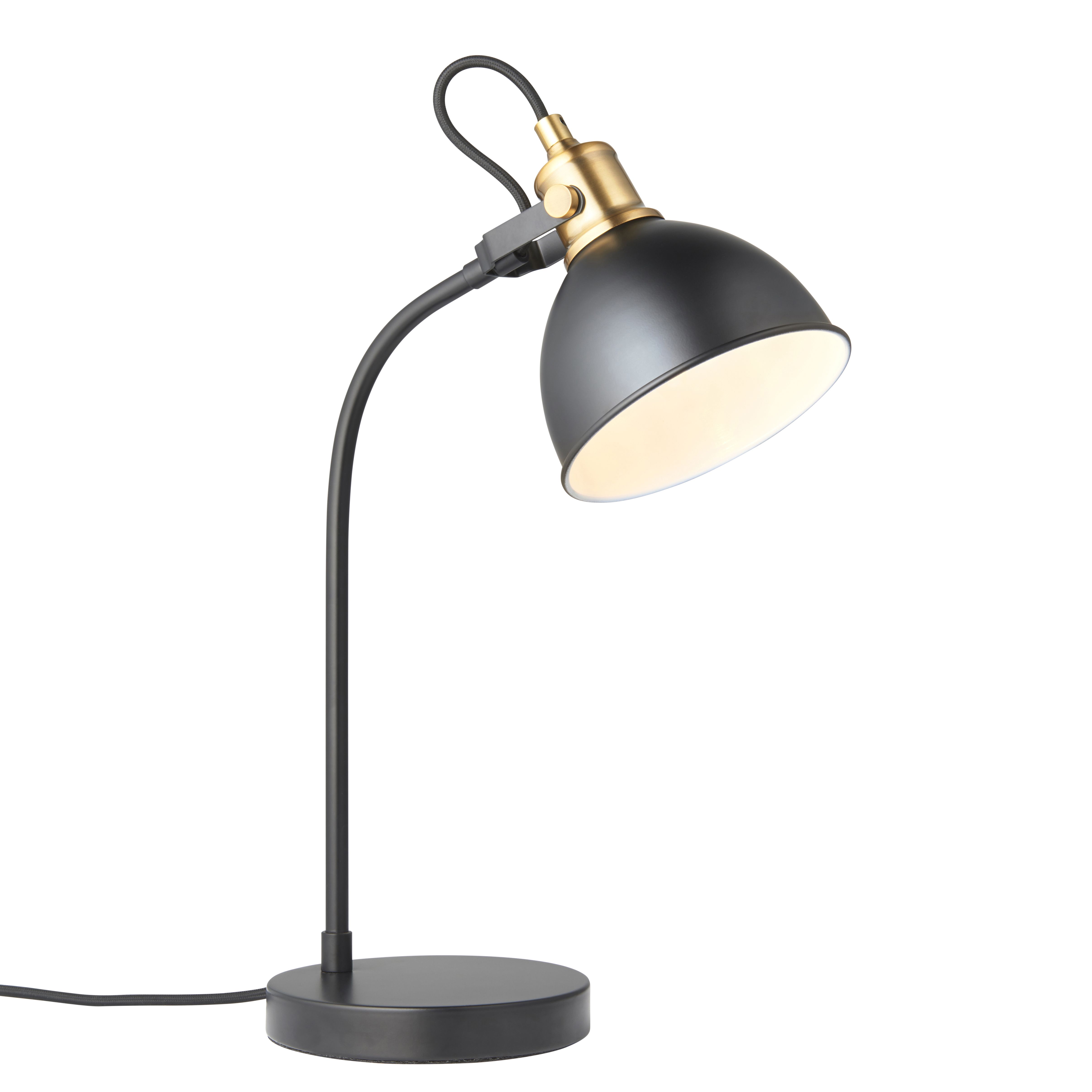 Acrobat Industrial Matt Black Table lamp