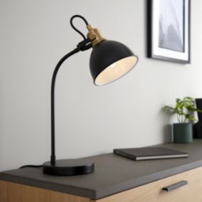 Acrobat Matt Black Table lamp
