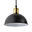 Acrobat Matt Gold effect 3 Lamp LED Pendant ceiling light